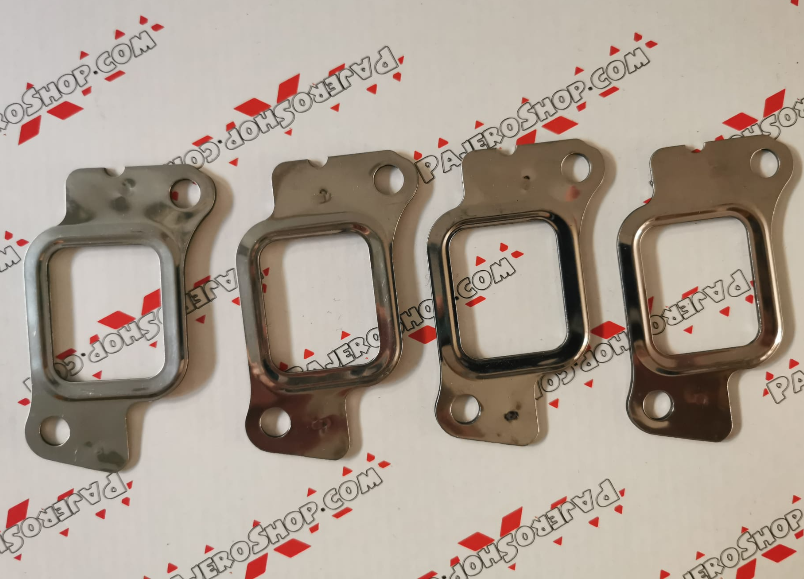 (image for) Mitsubishi 4M40 2.8 Diesel Exhaust Manifold Gaskets - Set of 4