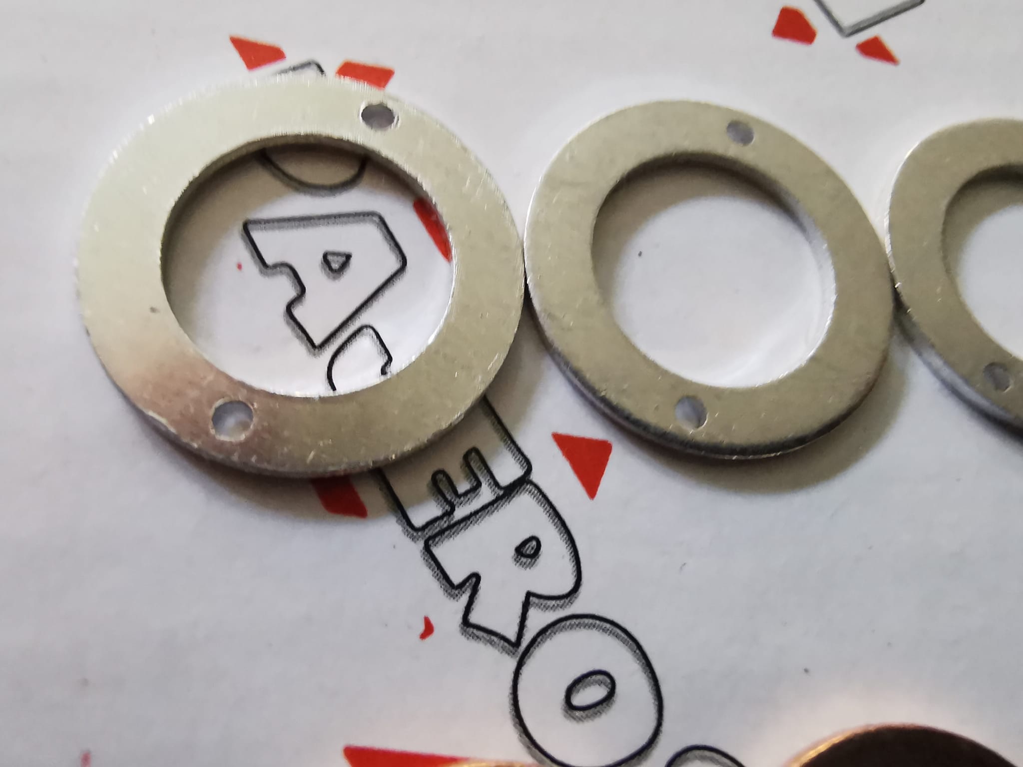 (image for) Mitsubishi Pajero Shogun Delica 2.5TD 2.8TD 4D56 4M40 Diesel Injector Washer Set of 12